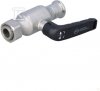 Zawór kulowy z półśrubunkiem z płaskim uszczelnieniem GW Inox - 22 G3/4 1609278009